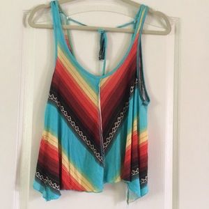 Billabong Southwestern print crop top